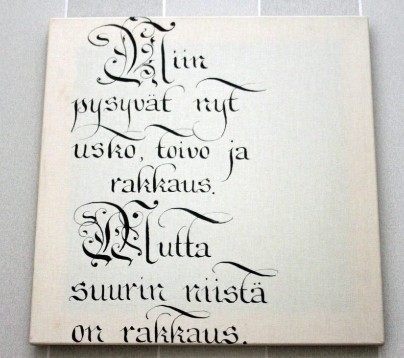 Kalligrafia Merian fraktuura