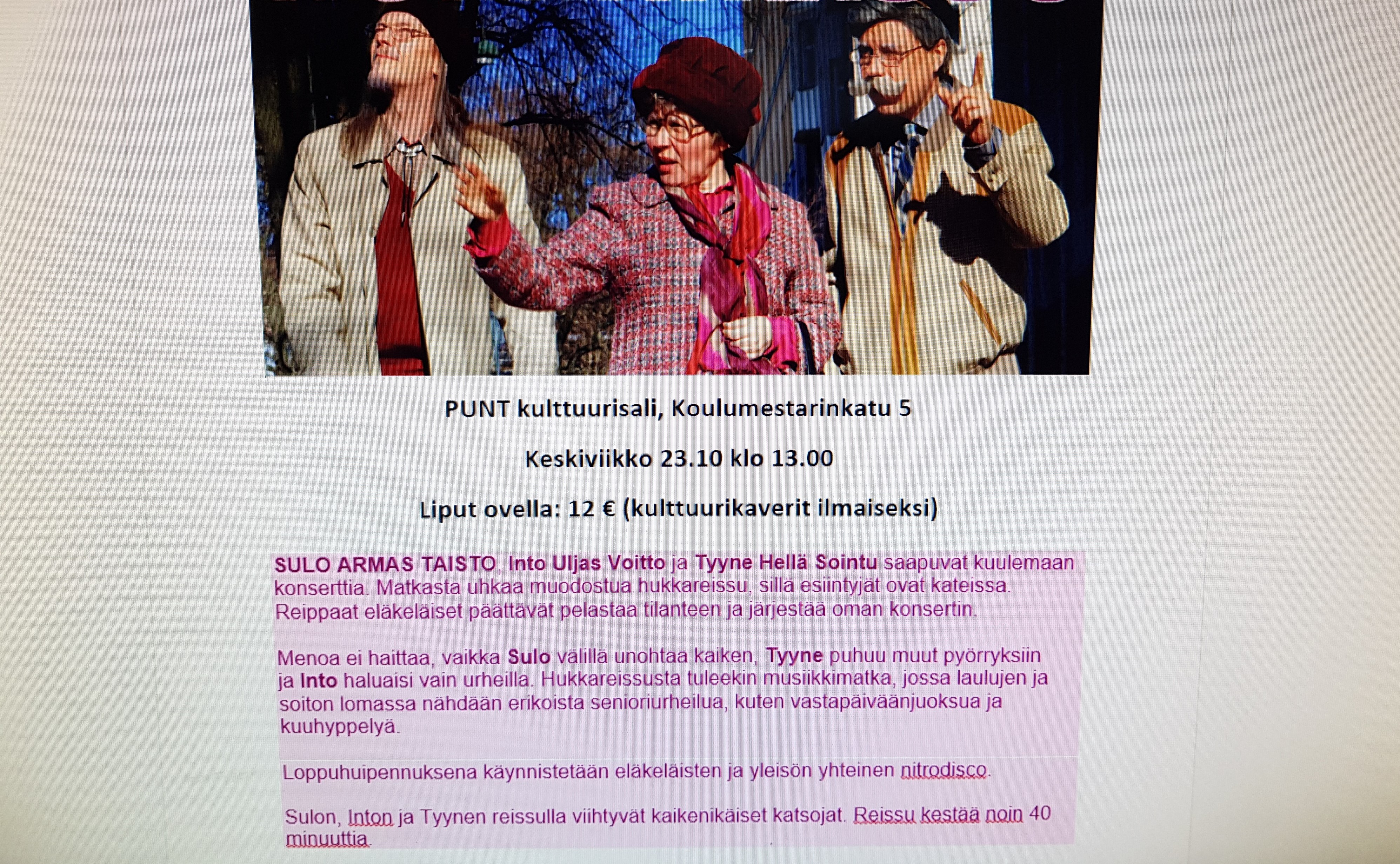 PUNT 23.10.2019