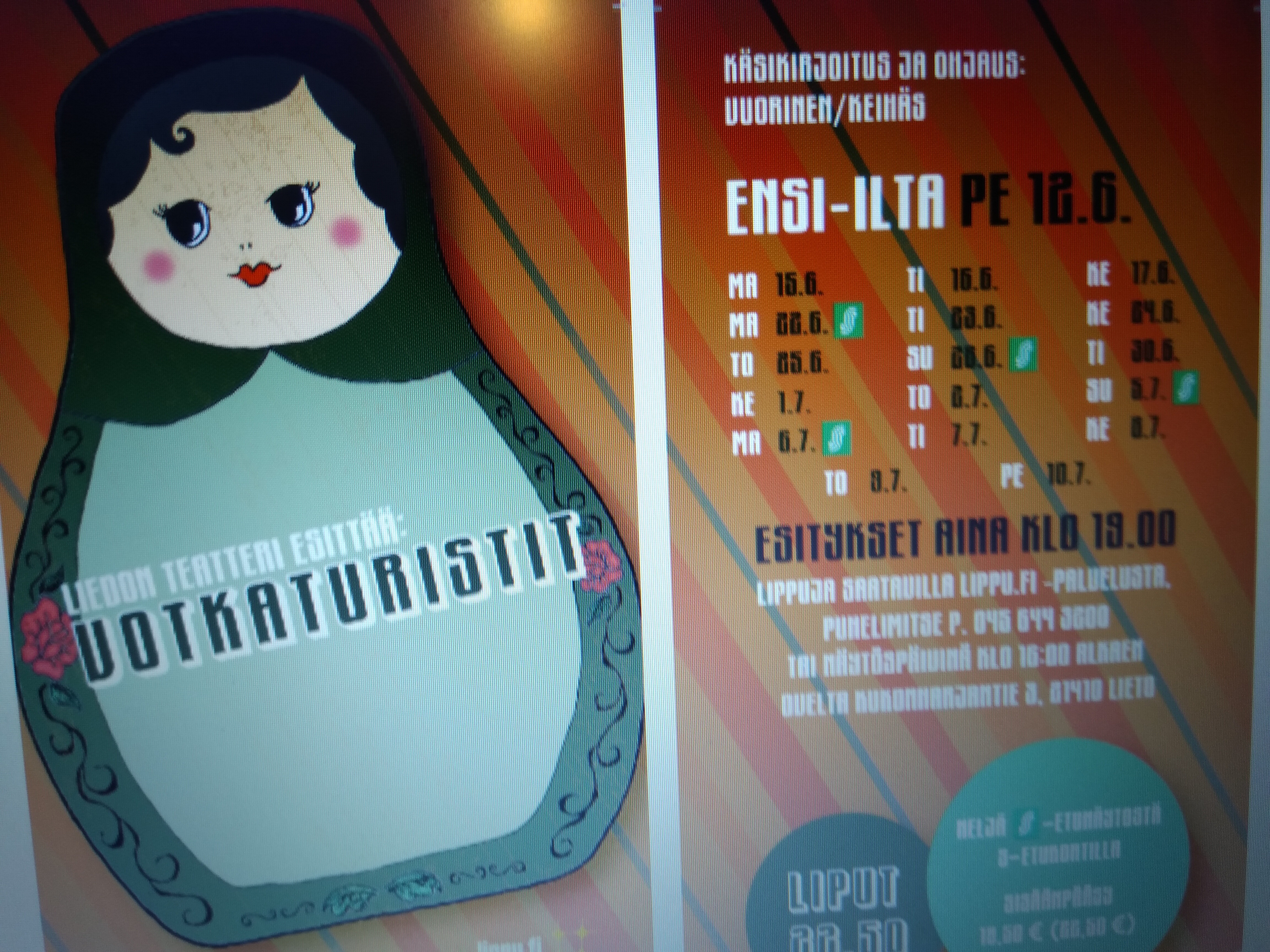 Liedon teatteri, "Votkaturistit"