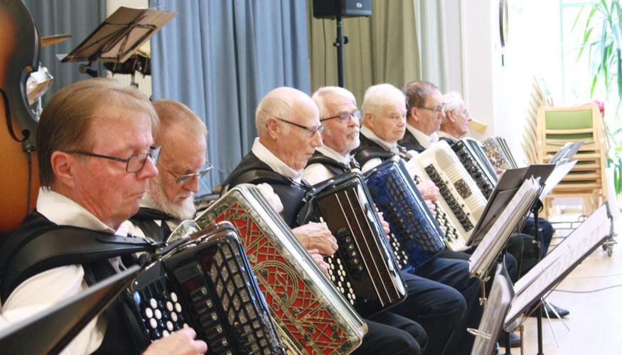 Pelimannit viihdyttää