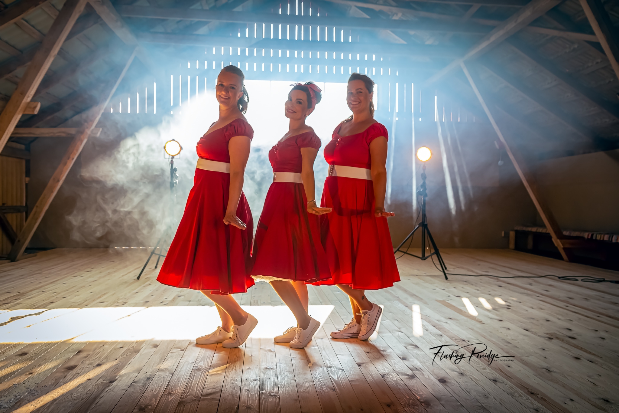 SwingingMamas, eli Malla Pelo, Saija Kotiranta ja Maiju Valjus