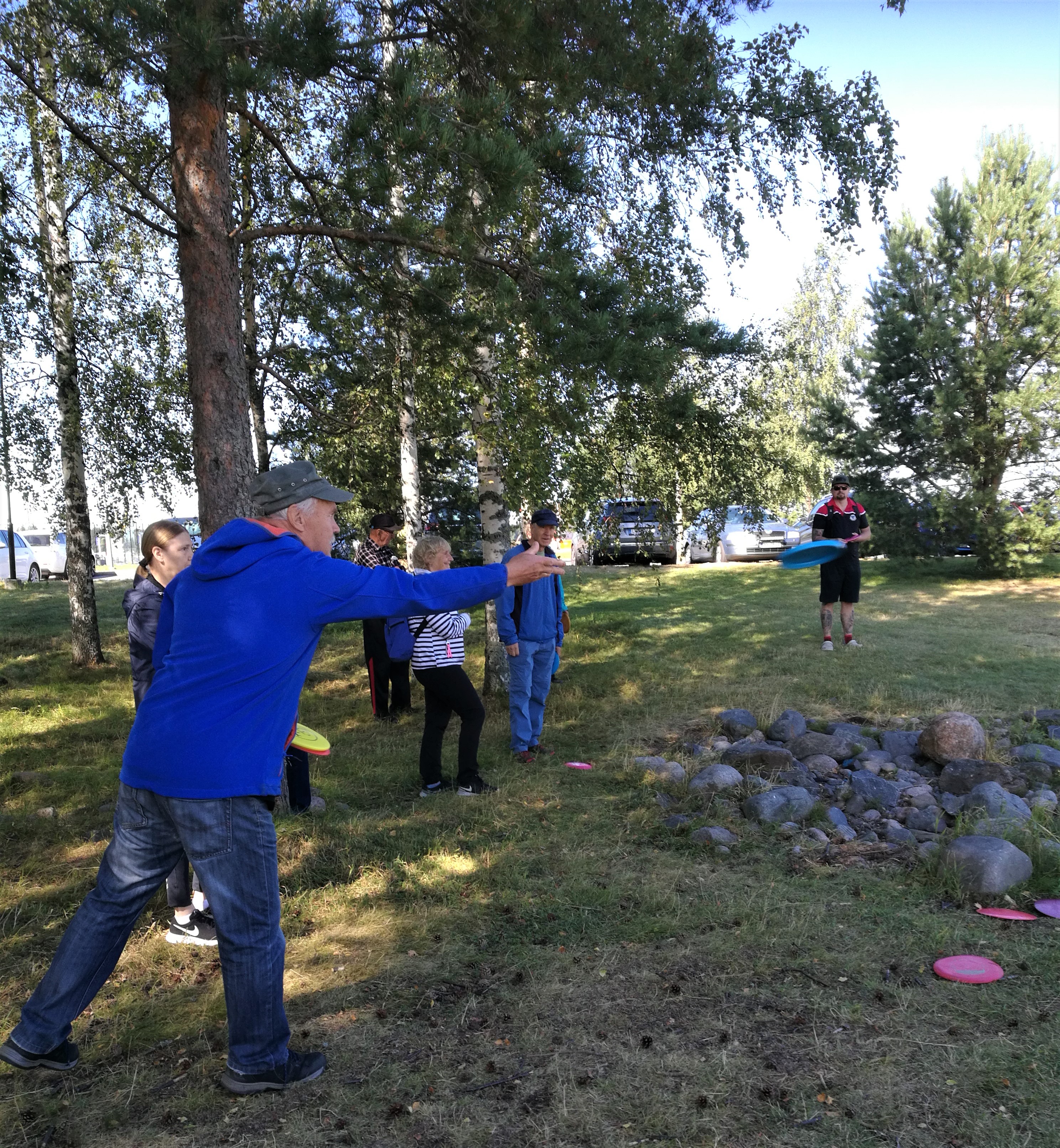 Sihteerimme Seppo Lammisen tyylikäs heittonäyte!