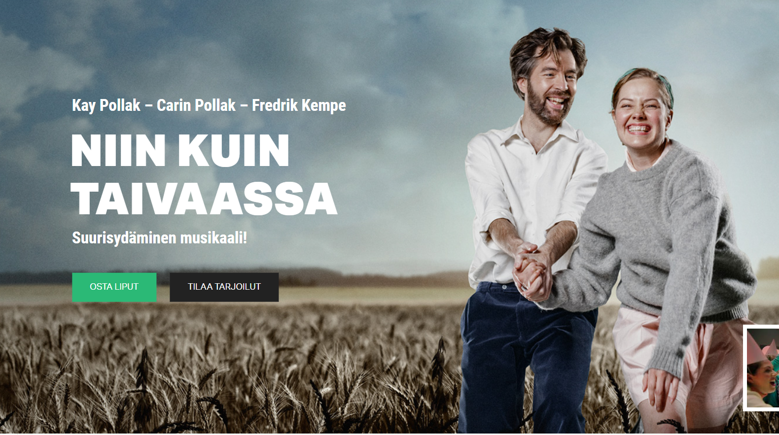 Niin kuin tavaassi musikaalin otsakekuva