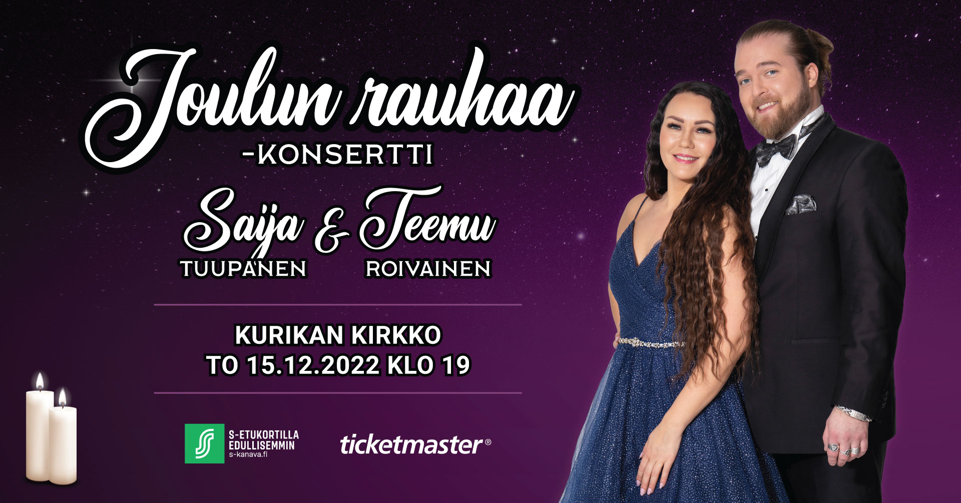 Joulun rauhaa-konserttimainos