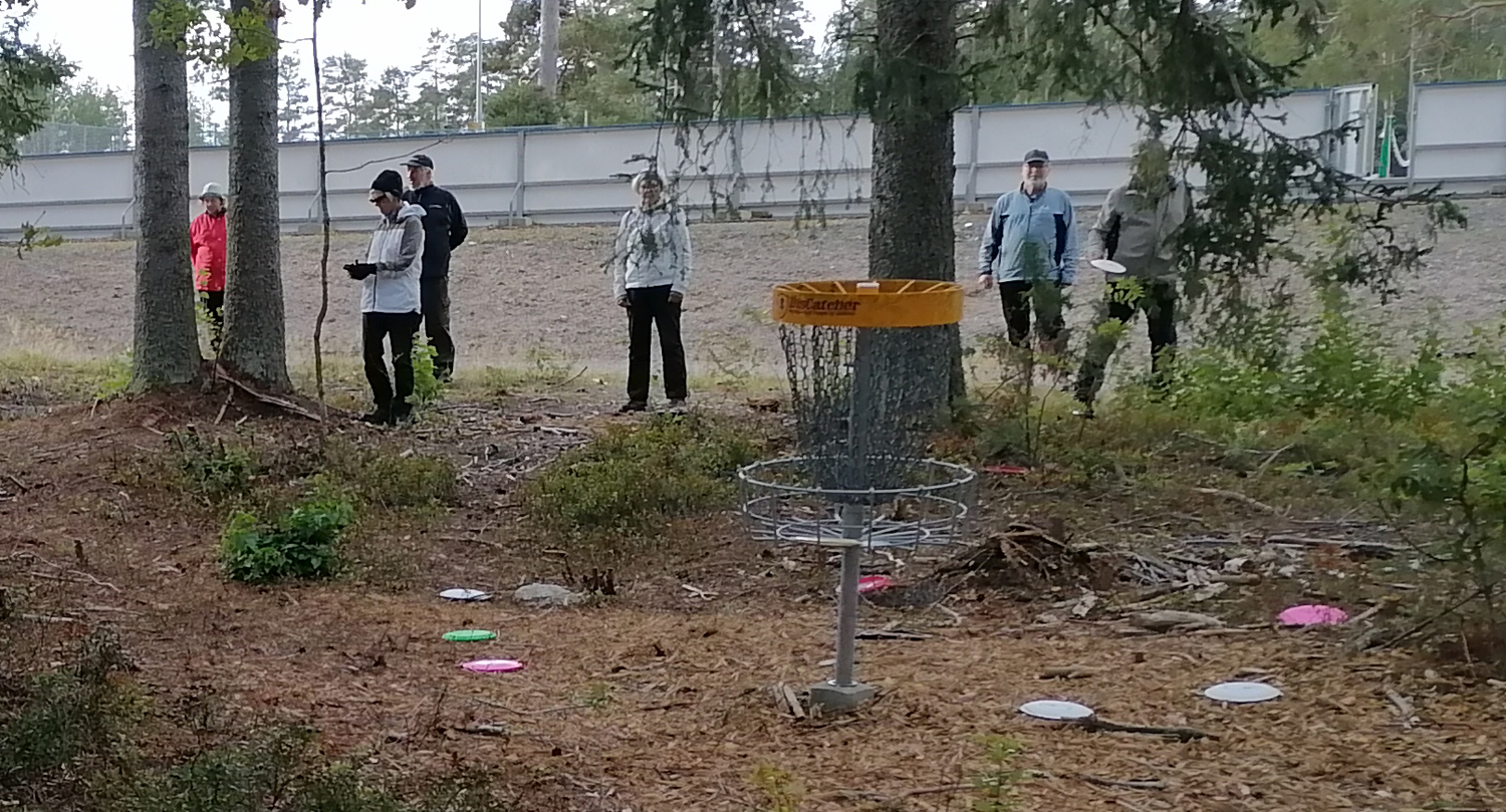 Lähestyminen Frisbeekorille