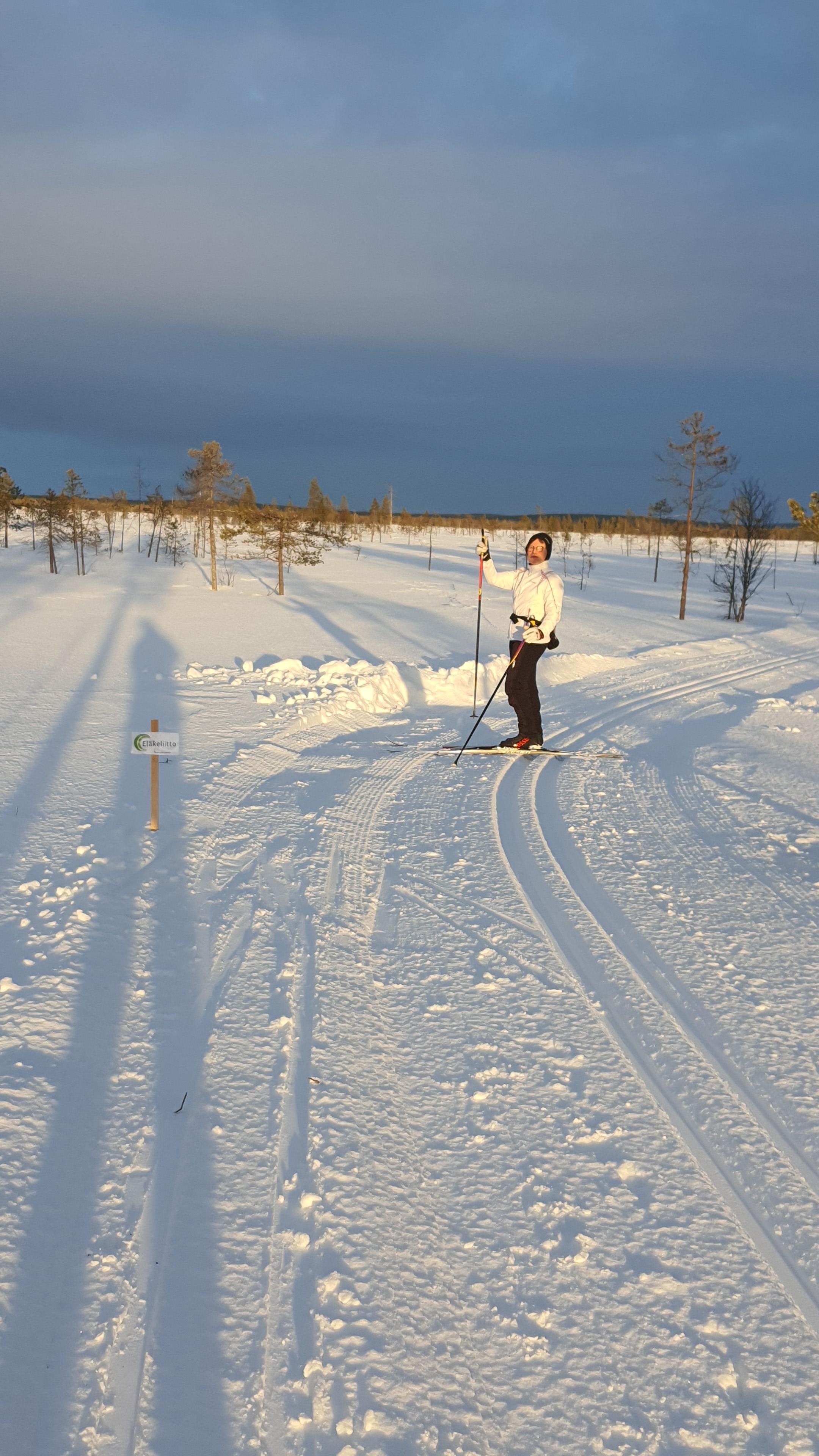 Sodankylässä ladut olivat priimakunnossa ja iltapäivän auringossa kilometrejä osallistujille kertyi kaikkiaan 276.