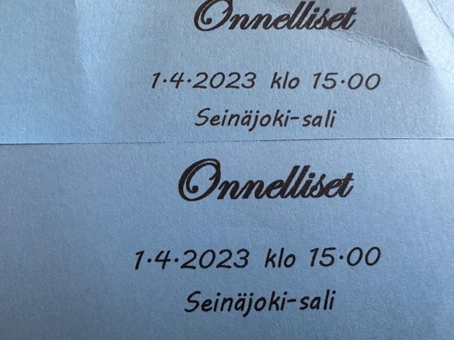 Onnelliset-konsertti -liput