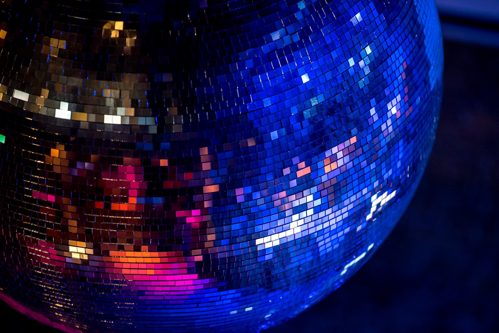 Sininen discopallo