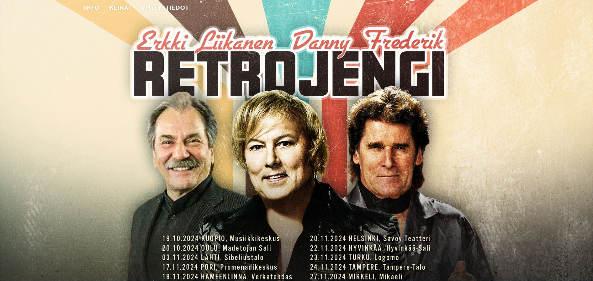 Kuvituskuva retrojengi-konsertista