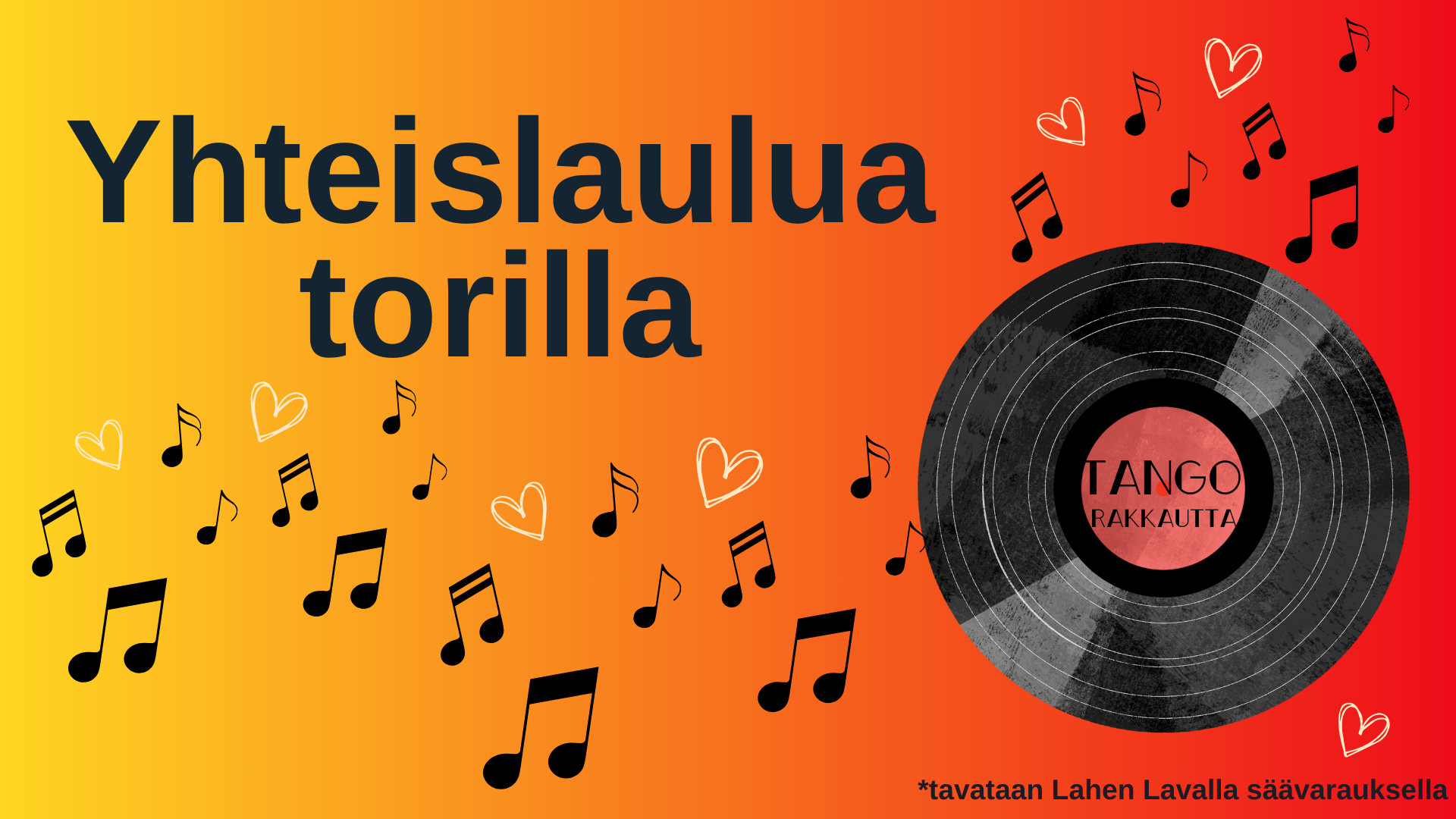 Tangorakkauden ilta Lahen lavalla