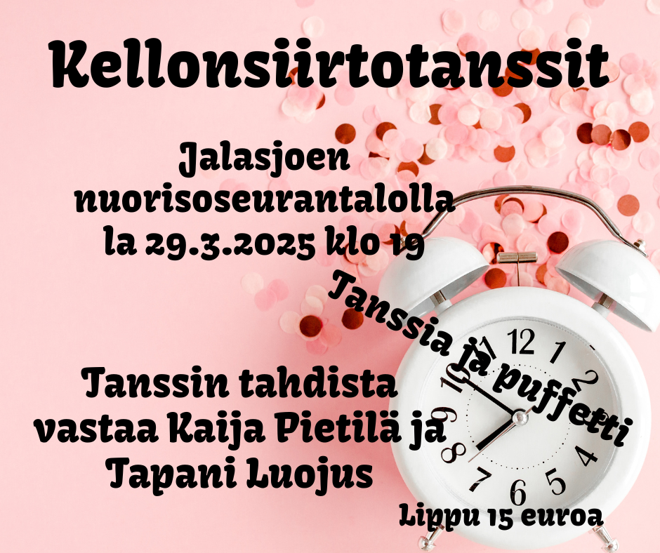 Kellonsiirtotanssit Punkalaidun kuvituskuva