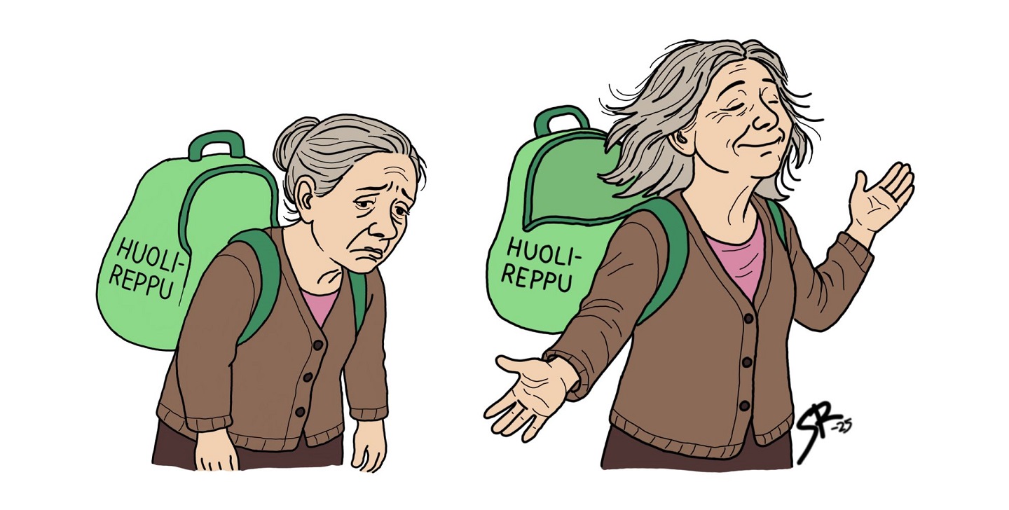 keventynyt reppu