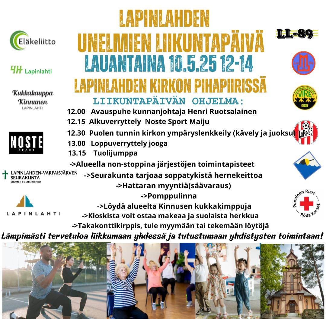 liikunta-aiheista tekstiä ja kuvia
