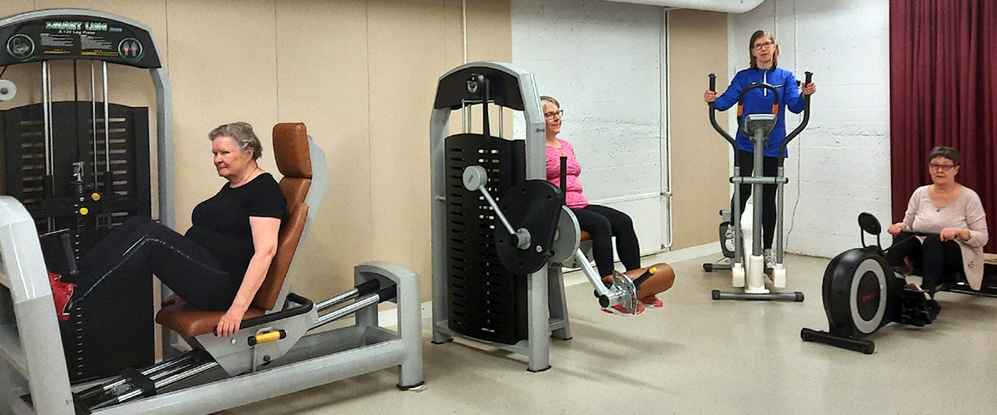 Naisten kuntosalivuoro Kämpän alakerta_Sotkamo