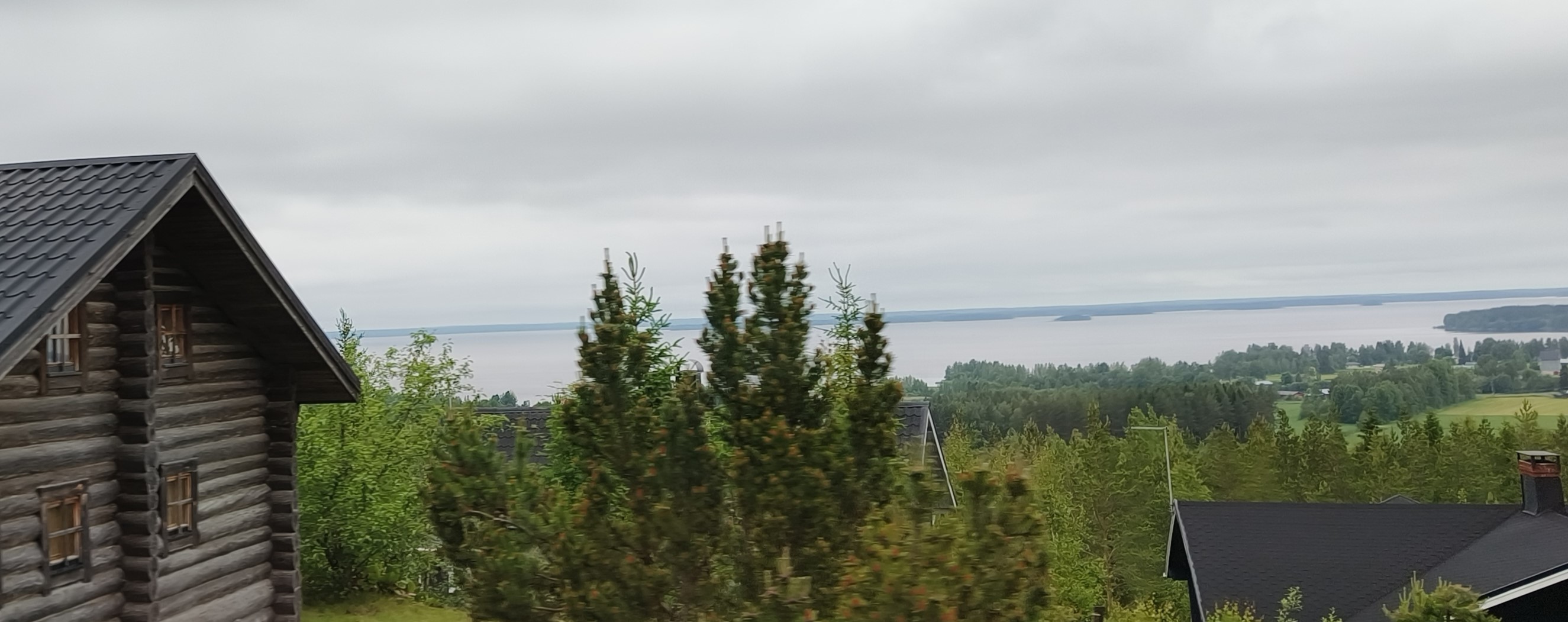 ja huikeat oli näkymät Lappajärvelle