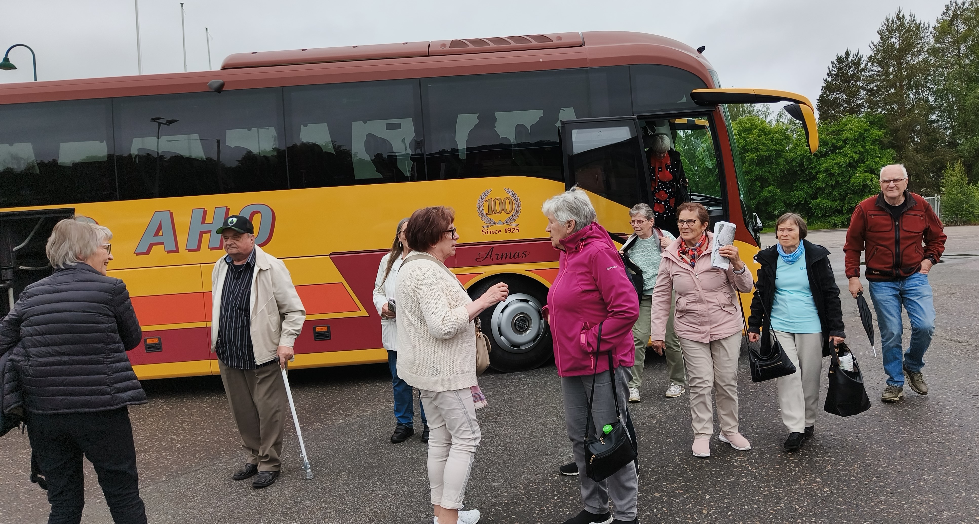 Onnellisesti lähtöpaikalle saavuttu