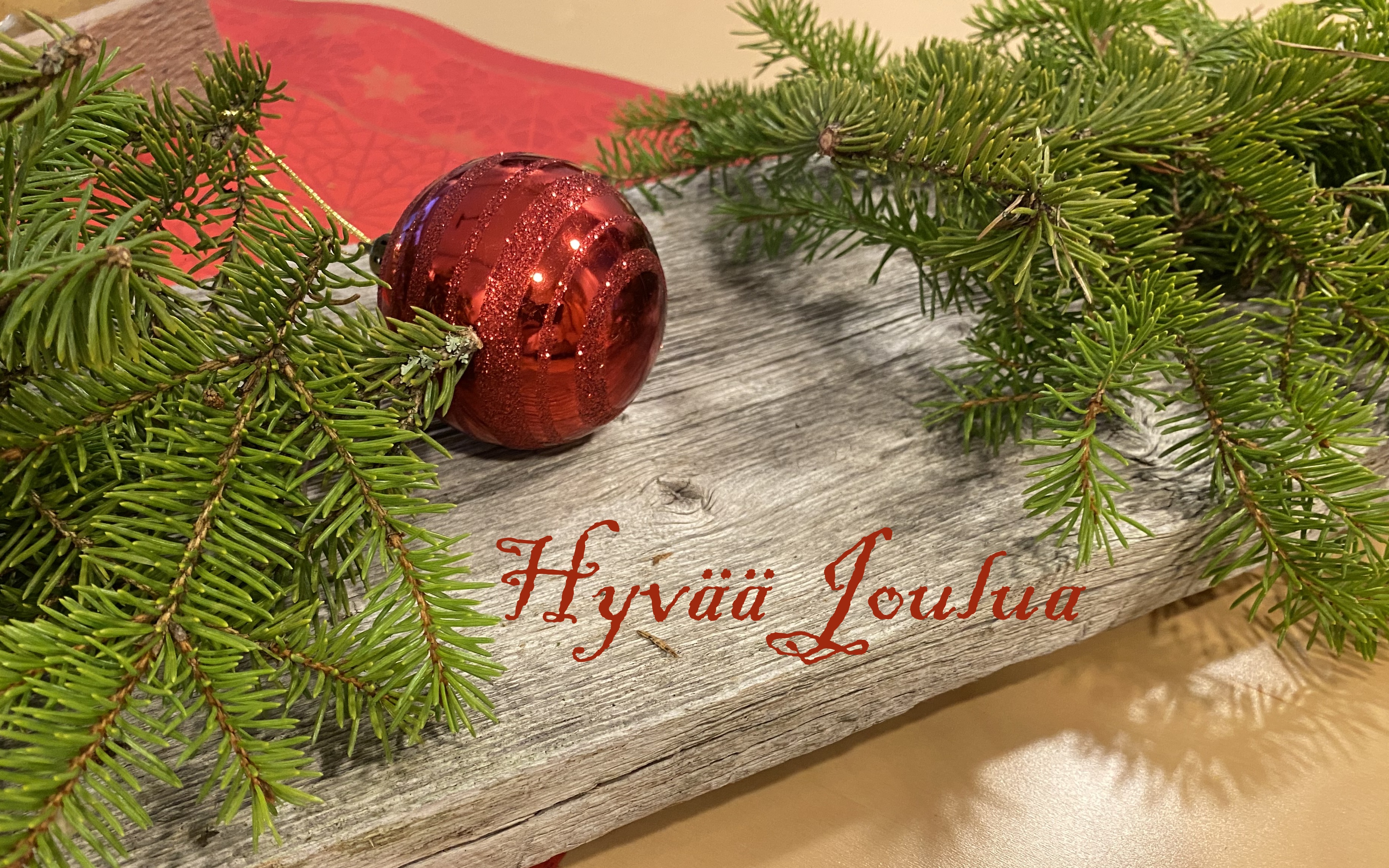 Kaikille hyvää joulun odotusta ja Hyvää Joulua!