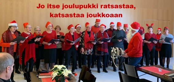 joulupukki ratsastaa