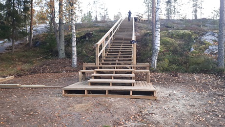 Kuntoportaat valmiina