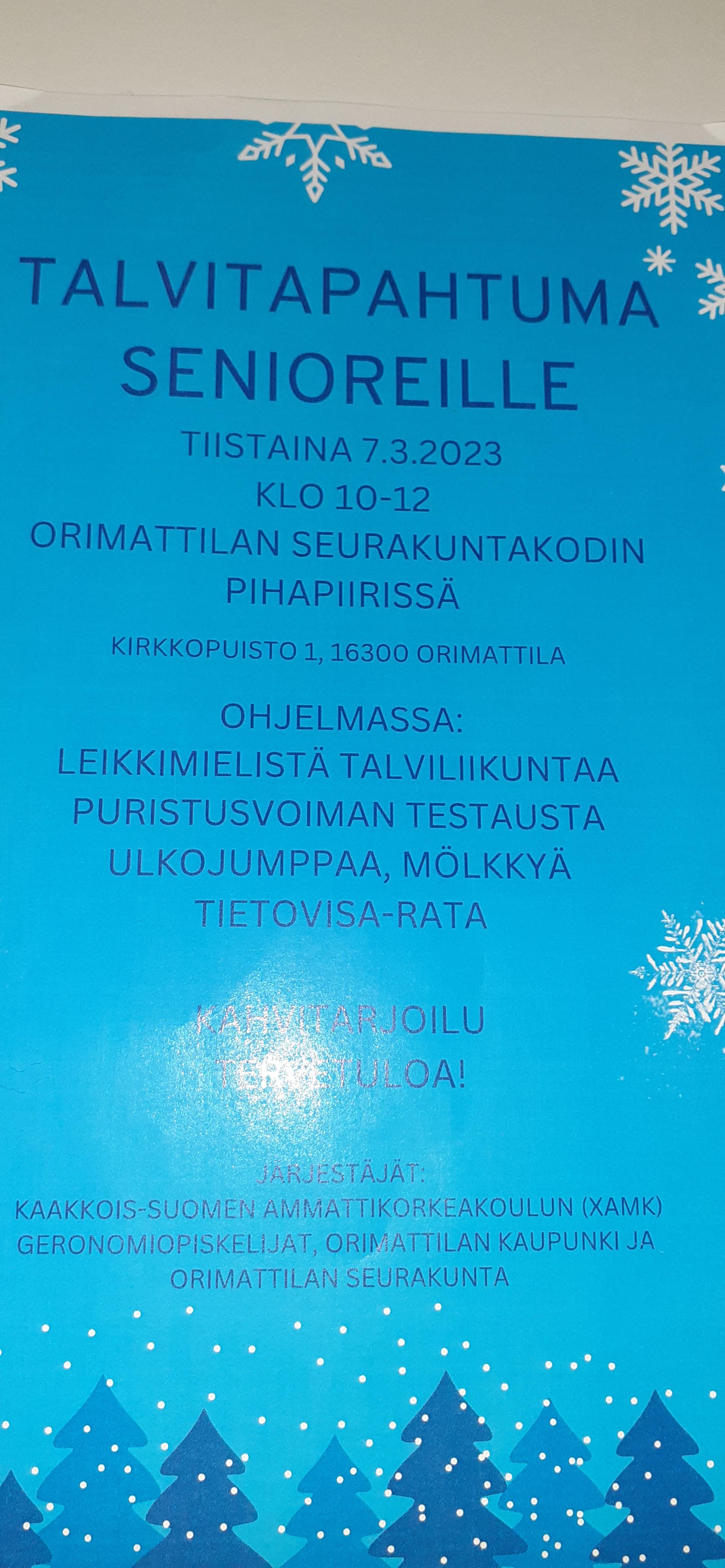 talvi -tapahtuma