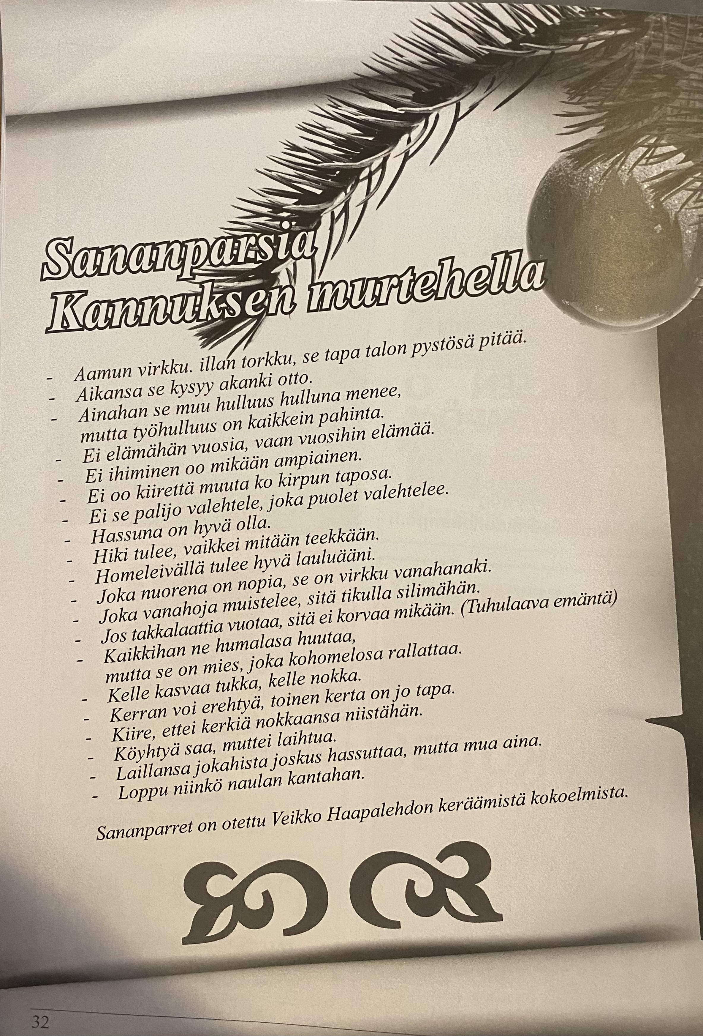 Sanontoja ja sananparsia