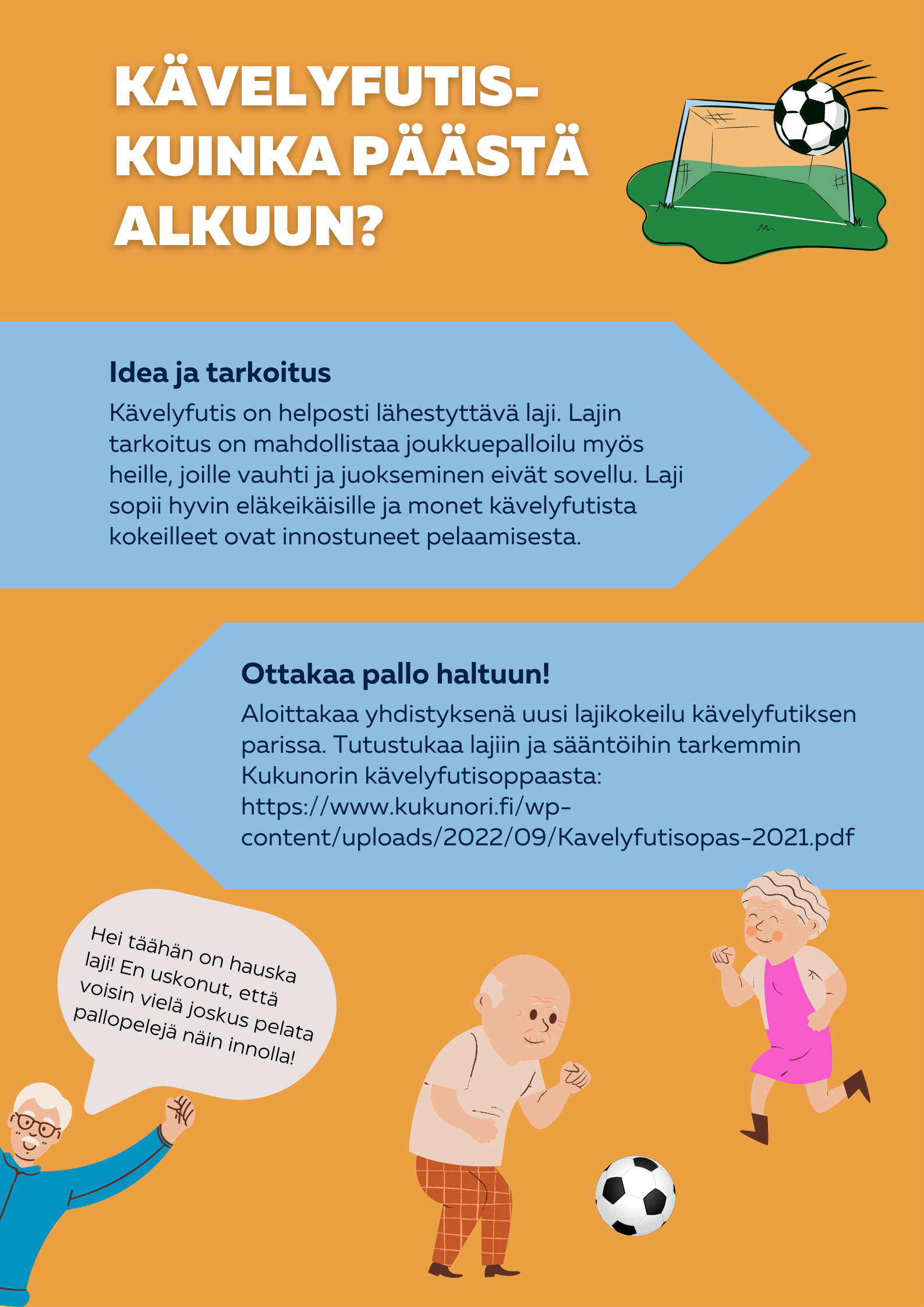 Kävelyfutiksen toimintamalli