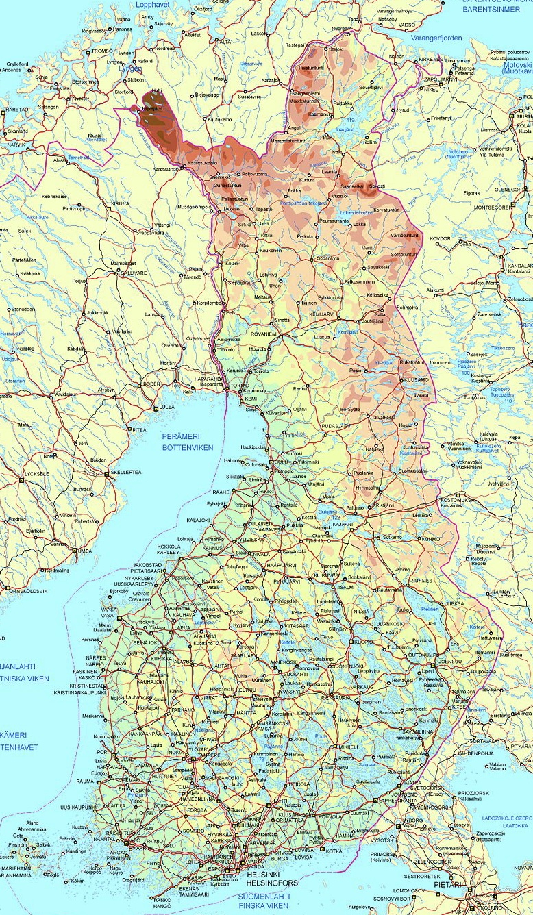 Tampere kartta