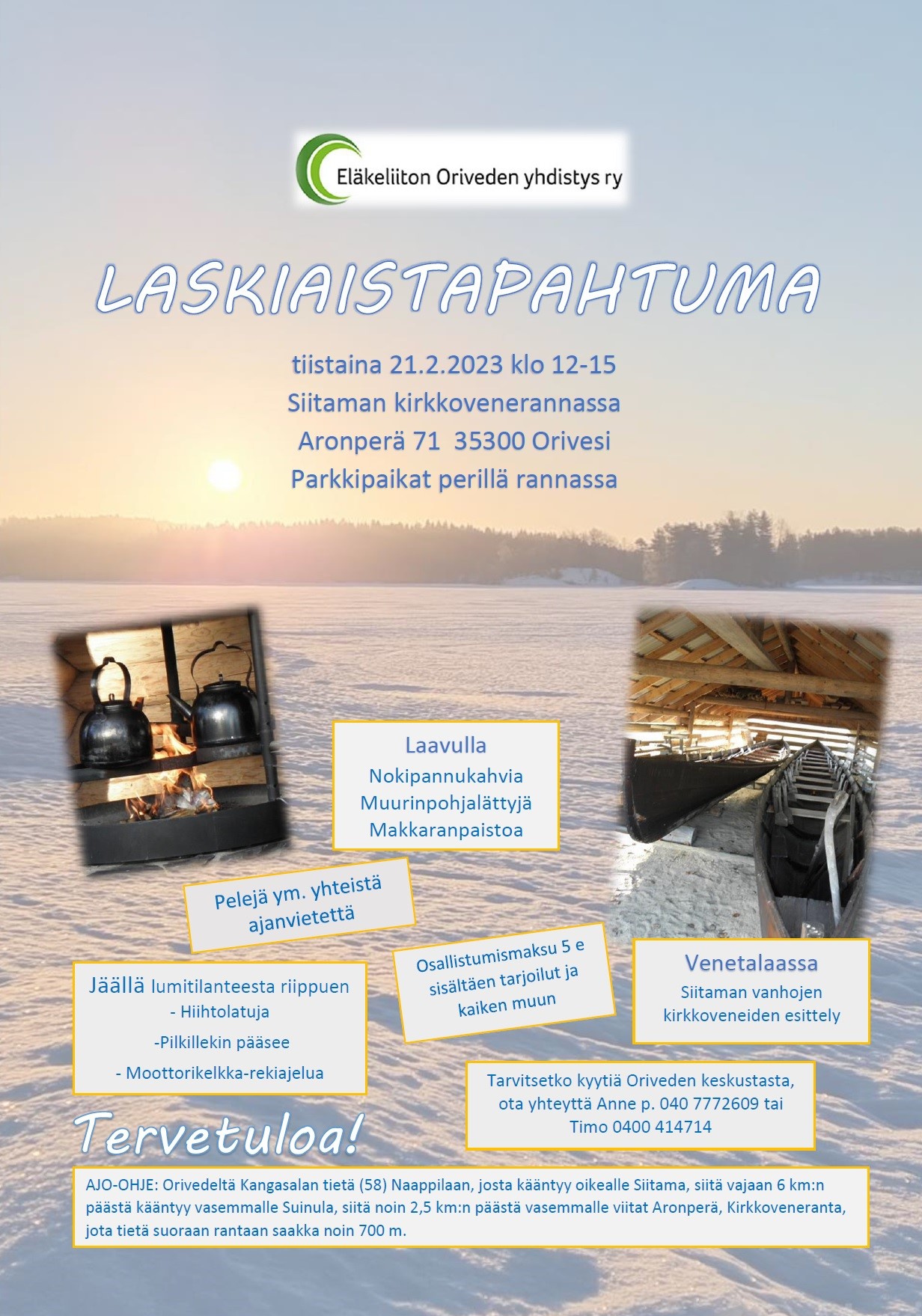 Orivesi laskiainen 2023