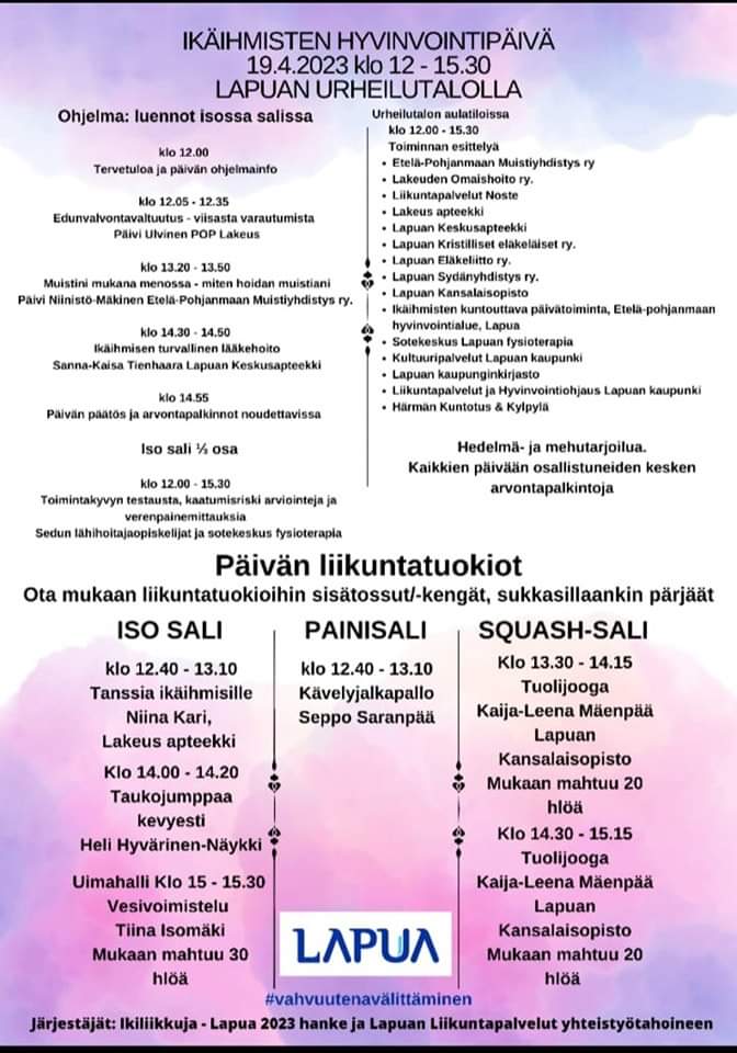 Hyvinvointipäivä esite