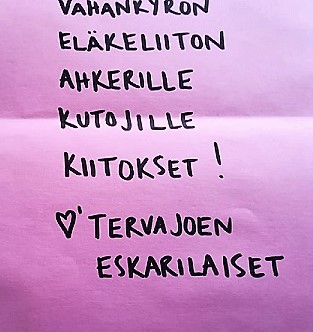 Sanallinen kiitos