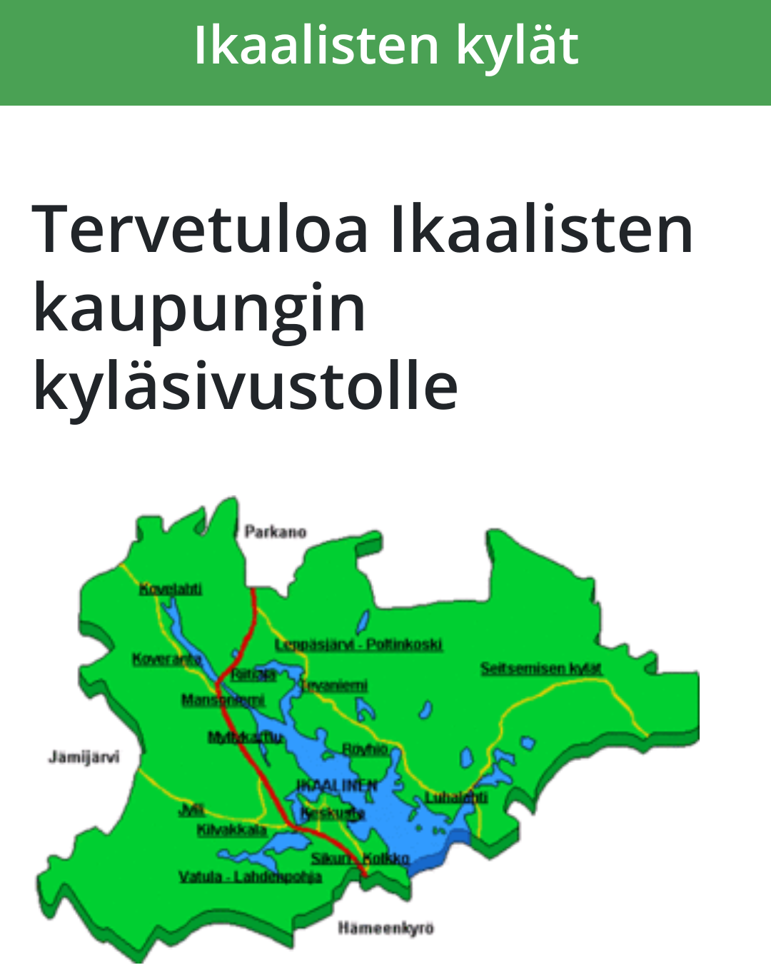 Ikaalisten kylät