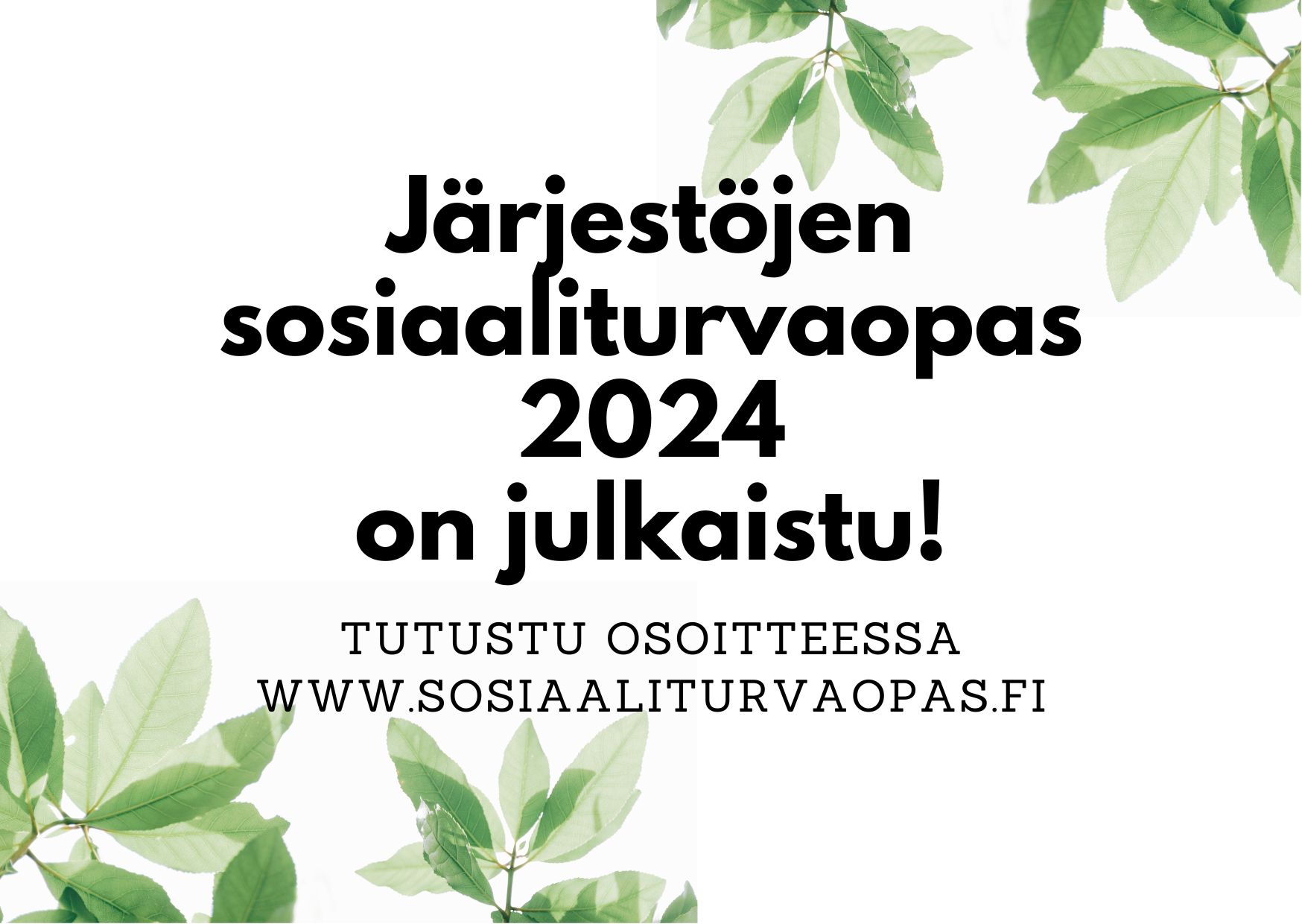 Järjestöjen päivitetty sosiaaliturvaopas on julkaistu