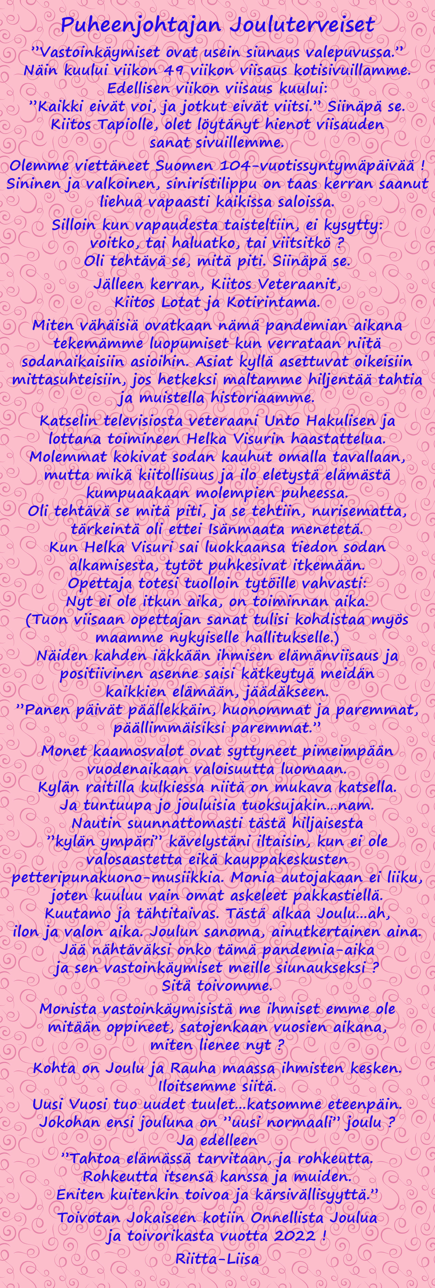 JOULUTEKSTI 2021