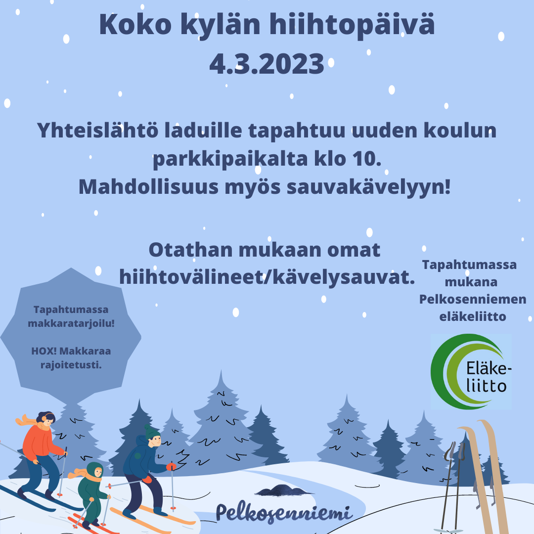 Koko kylän hiihtopäivä