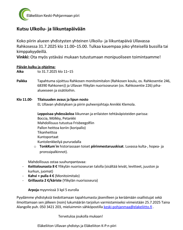 Liikuntapäivä