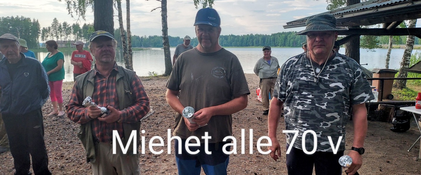 Mitalistit miehet alle 70 v