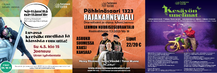 Maarianvaaran teatteriesityksiä