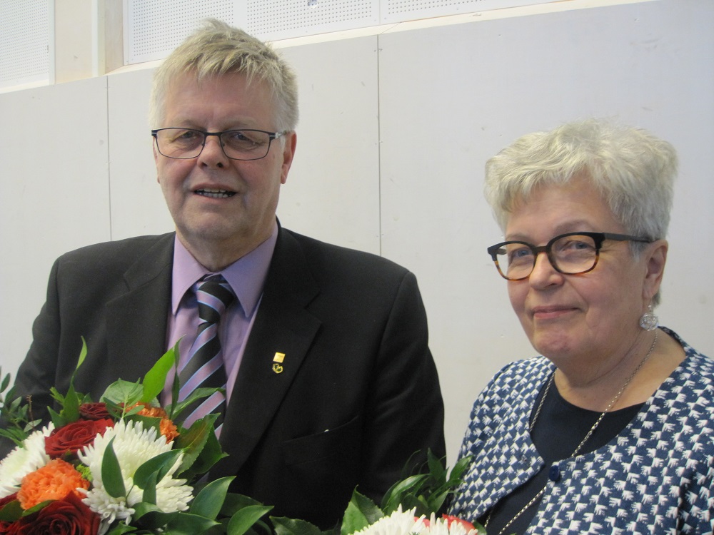 Esko Ahonen ja Merja Uusitalo