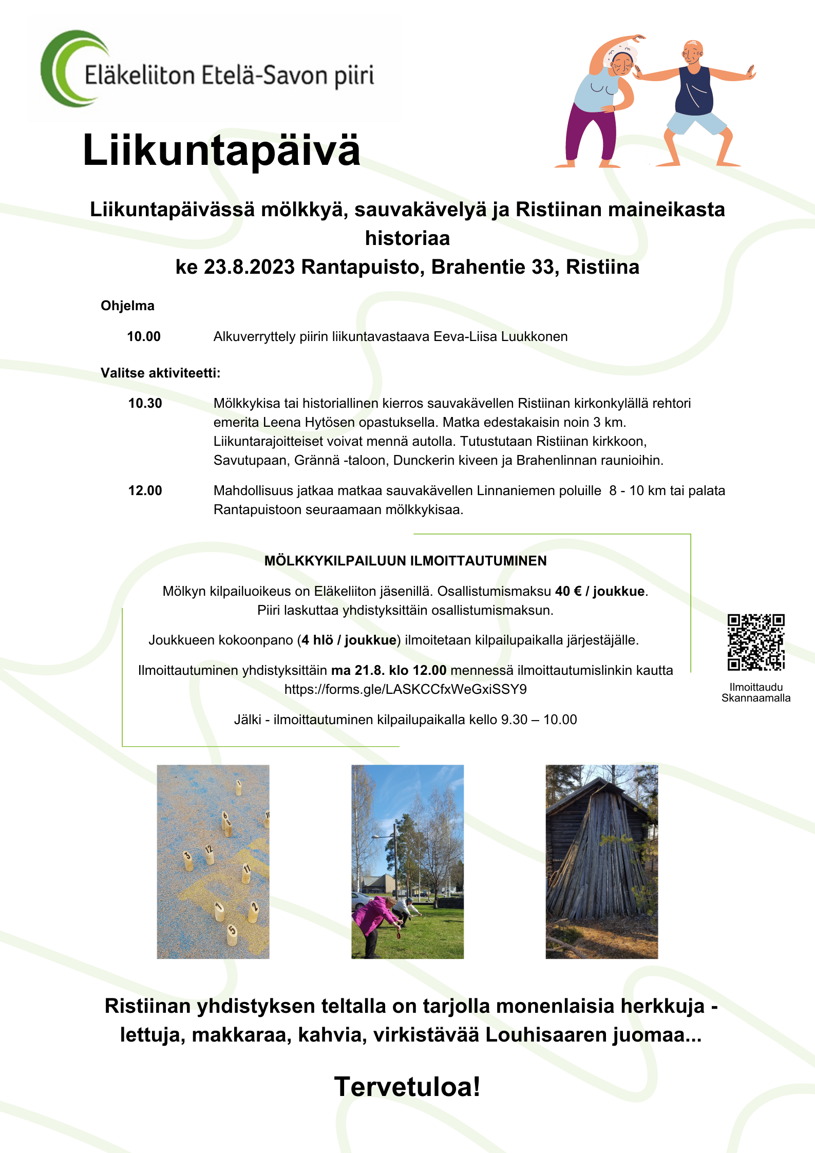 Ristiinan liikuntapäivän juliste