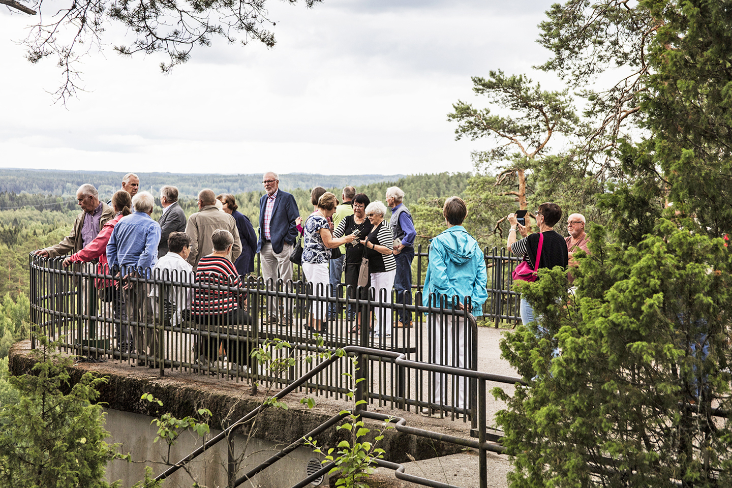 Aulangon näköalatasanteella