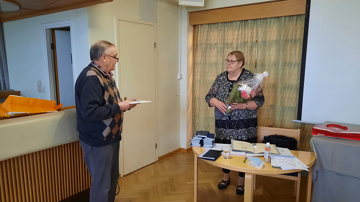 Kiitokset Arja-Leenalle