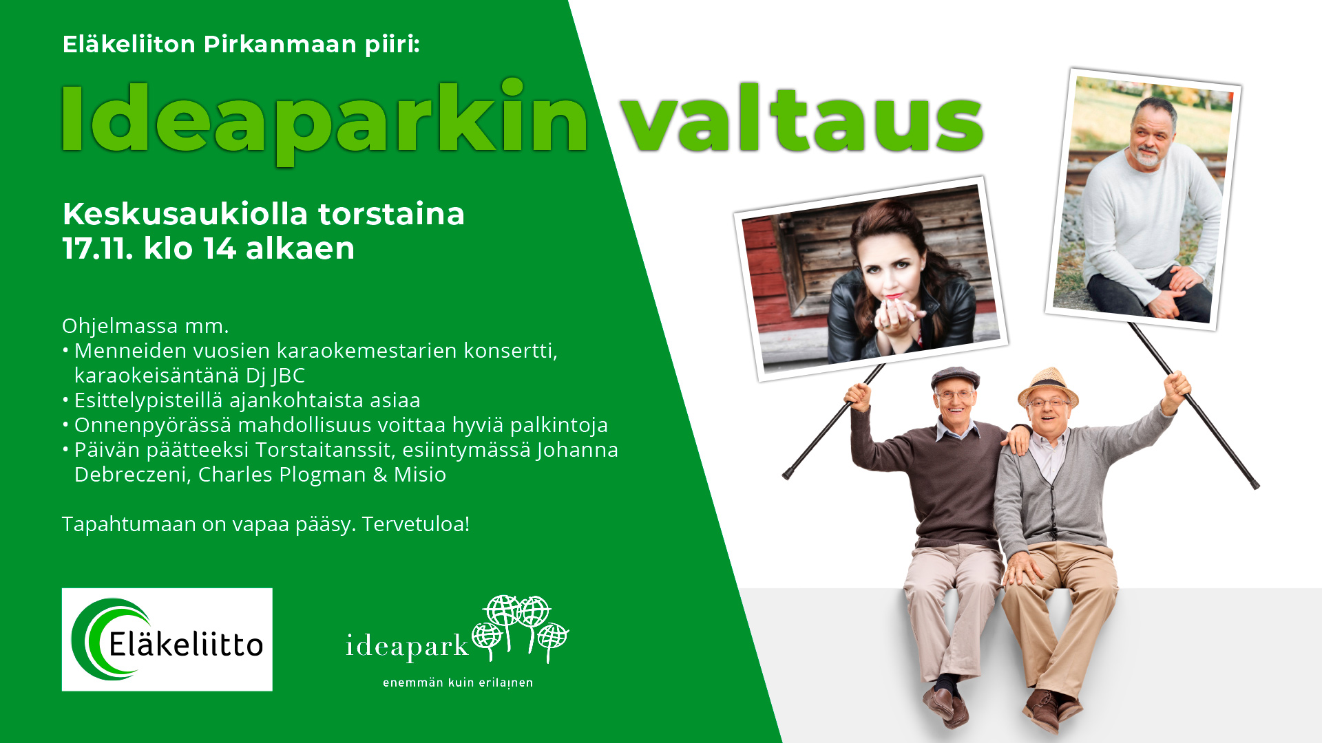 Ideaparkin tapahtumamainos