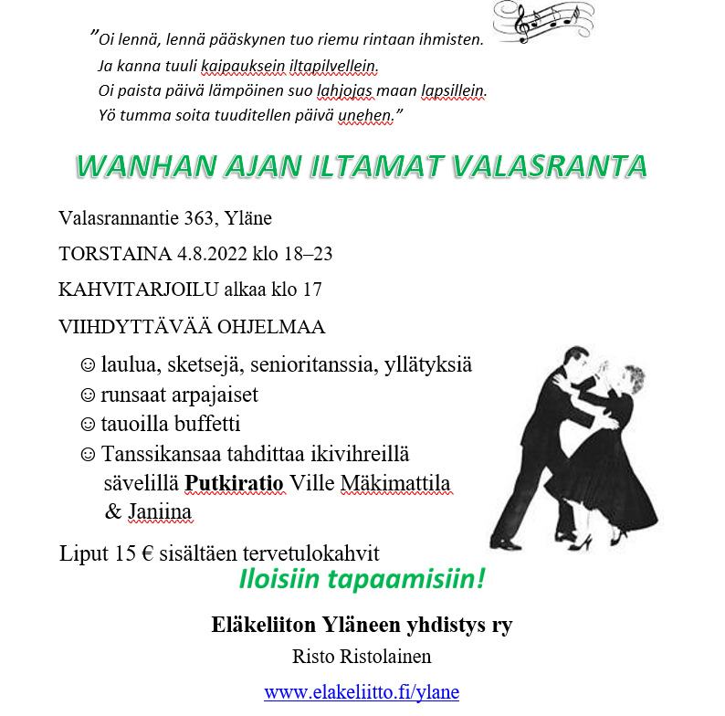 iltamat yläne