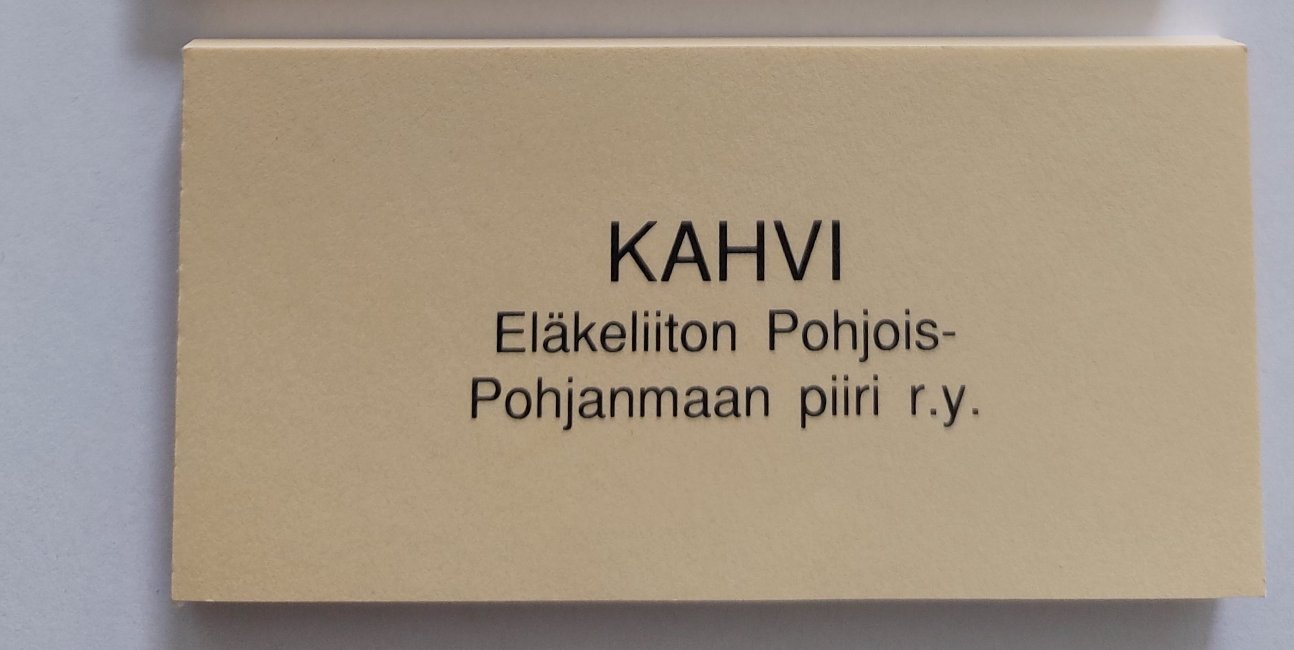 kahvilippu