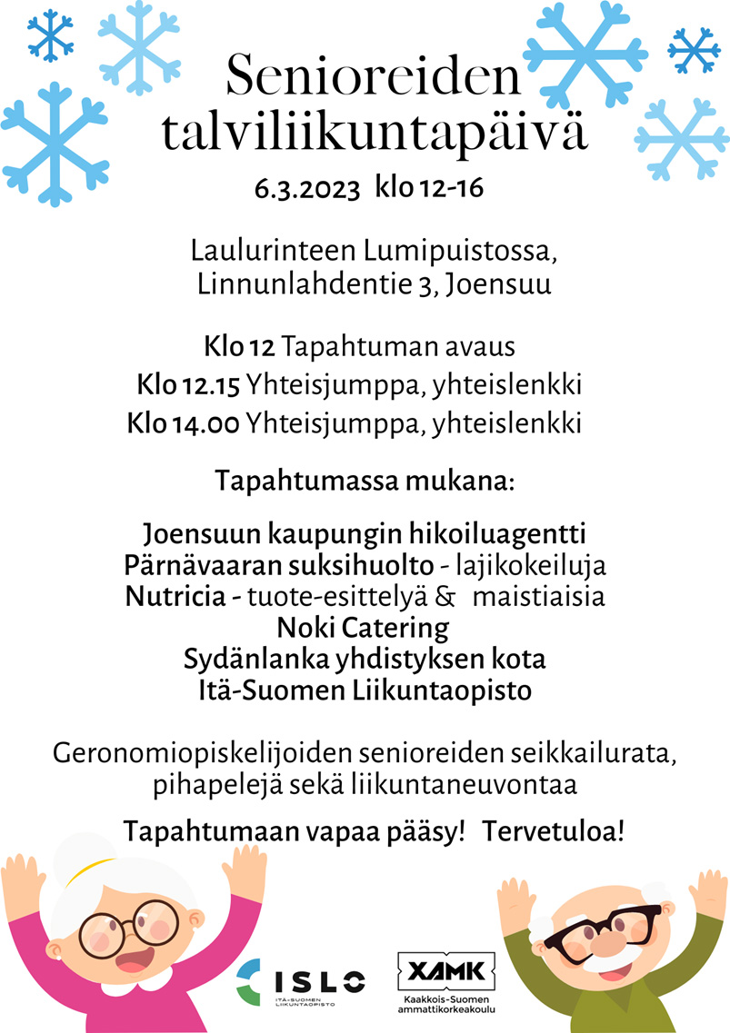 senioreiden talviliikuntapaiva