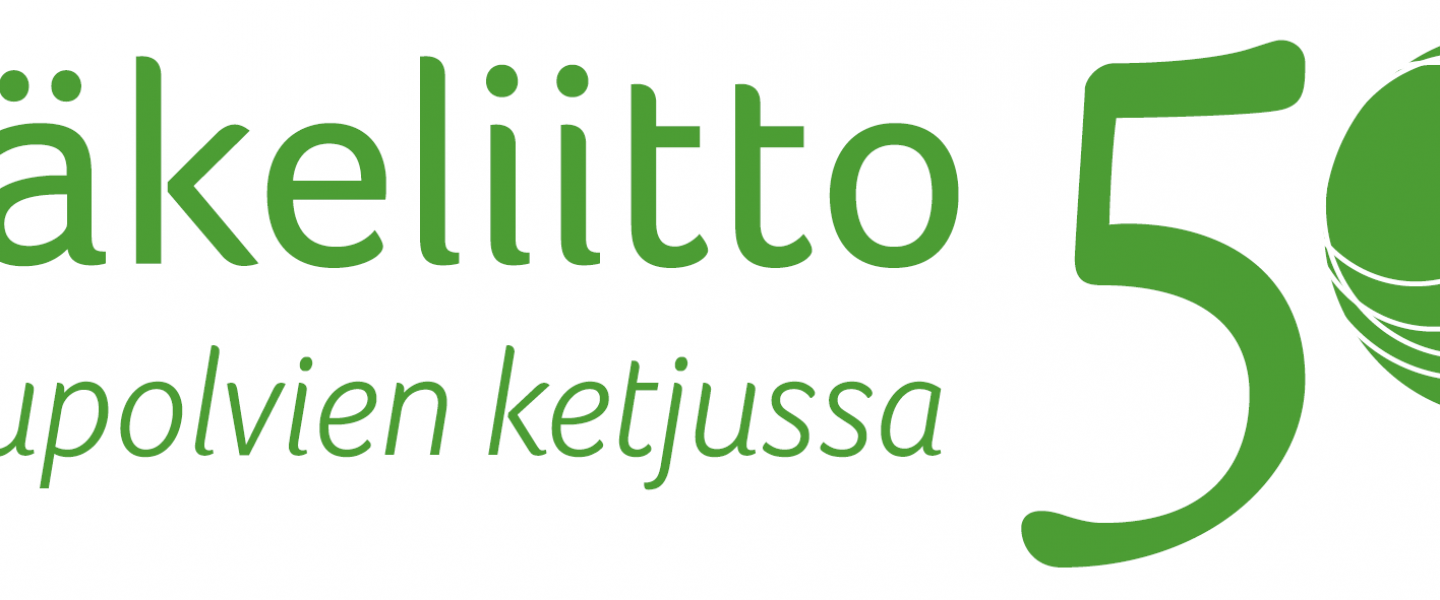 Eläkeliitto 50 vuotta logo vihreä