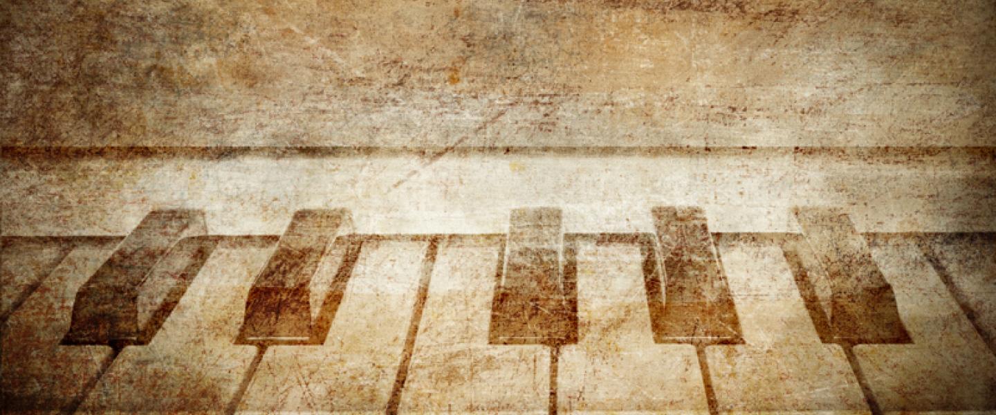 Vanhan pianon nuottirivi