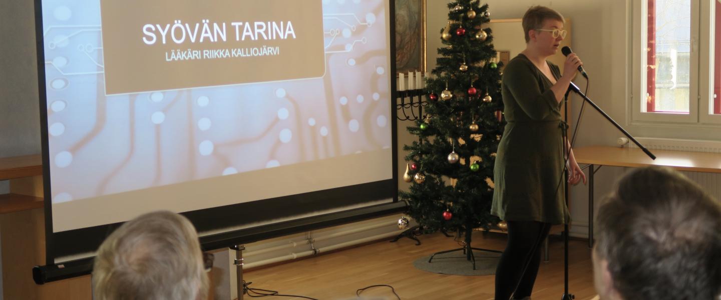 Syövän tarina luento