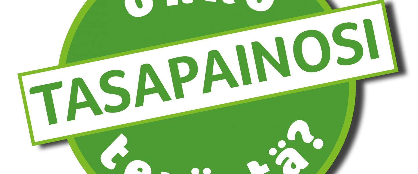 Onko tasapainosi terästä-logo