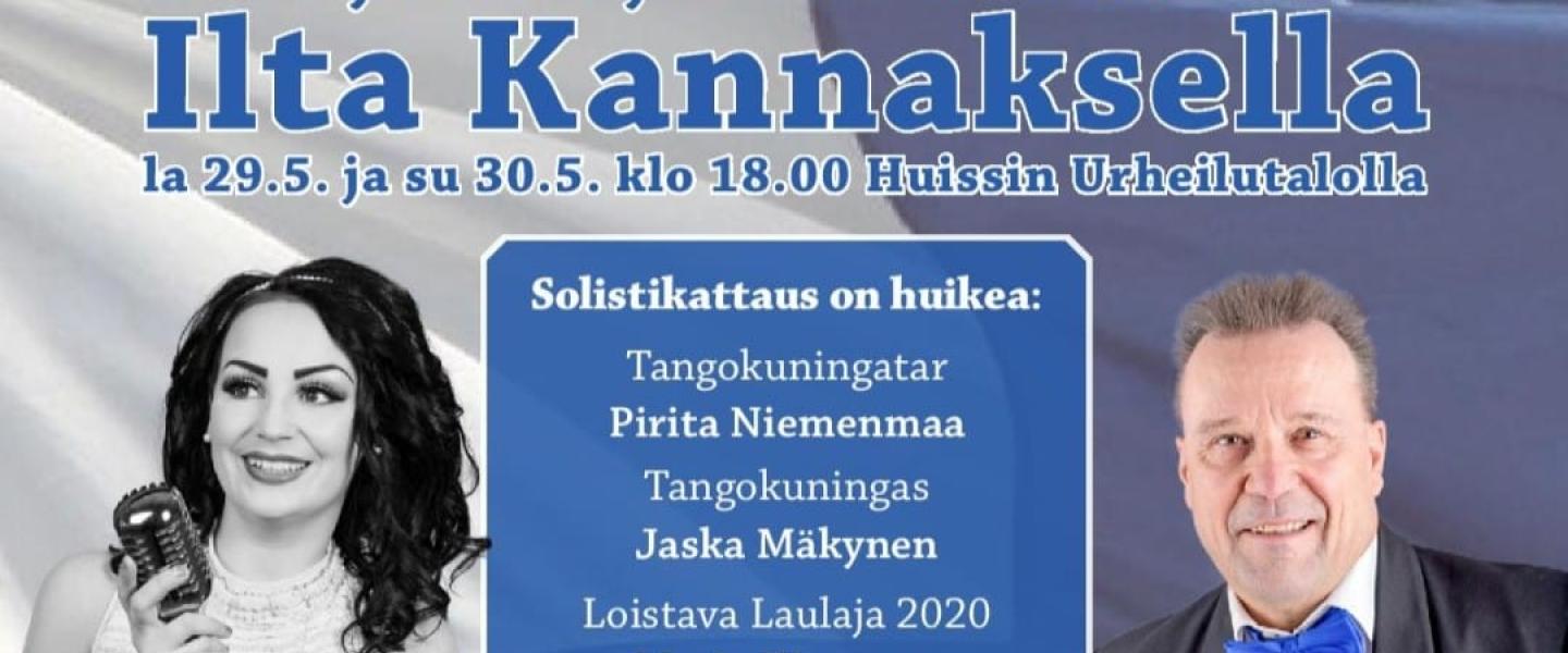 Ilta Kannaksella Viihdekonsertin mainos
